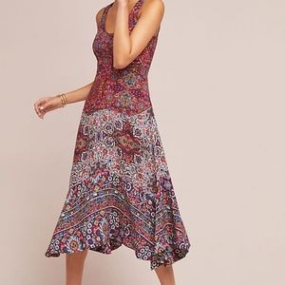ANTHROPOLOGIE Maeve VIOLETTE dress